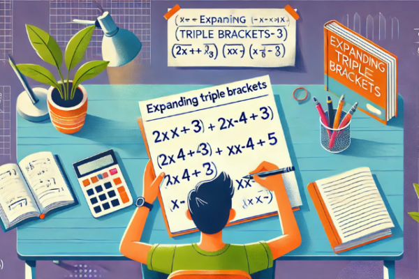 expanding triple brackets maths genie