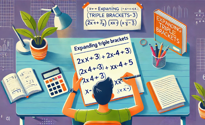 expanding triple brackets maths genie