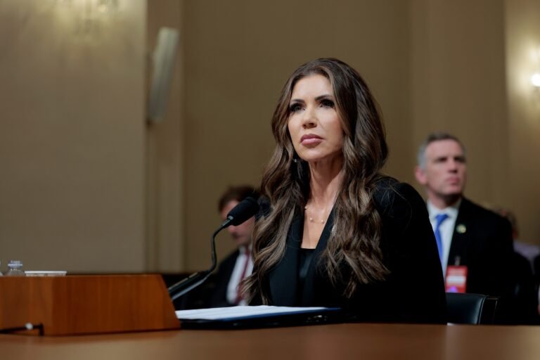 The Democrats say that it is a 'sad day for the DHS' under the leadership of Kristi Noem at the audience of the House of Representatives